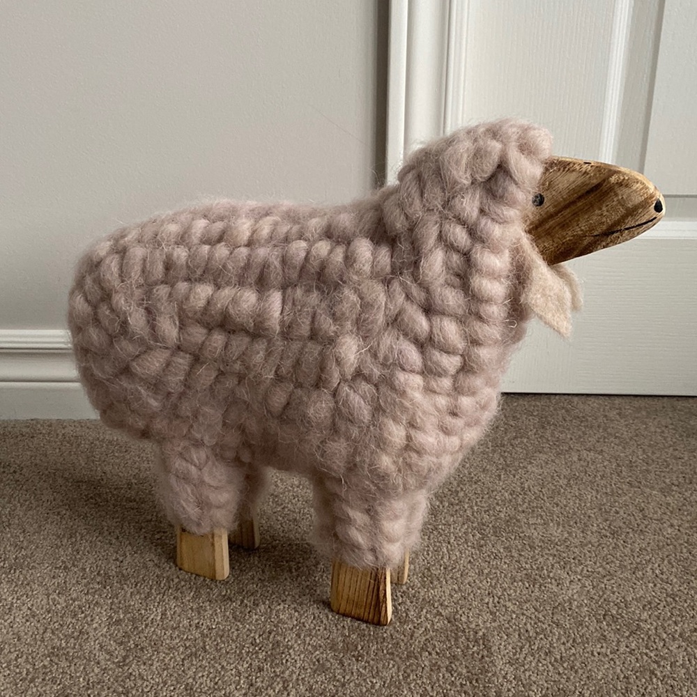 Bouclair - Adorable Fleecy Sheep Decor